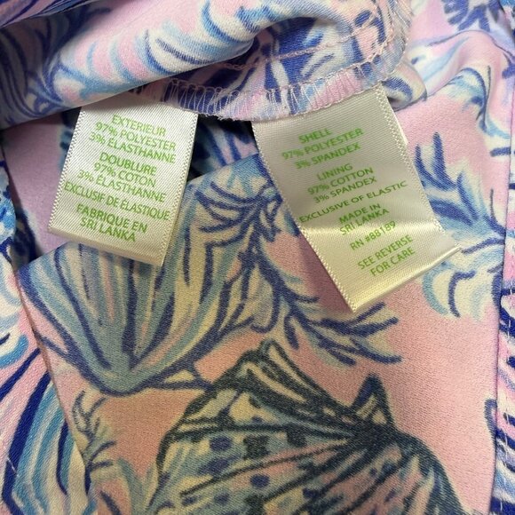 Lilly Pulitzer Zenon Ruffle Romper Magnolia Lilac “A Little Jelly” 6 EUC - Picture 12 of 15